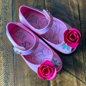 Mini Melissa Beauty and the Beast Toddler Girl Shoes